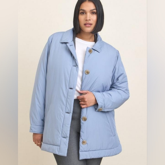 NWT Torrid Poly Fill Shacket - Picture 3 of 6